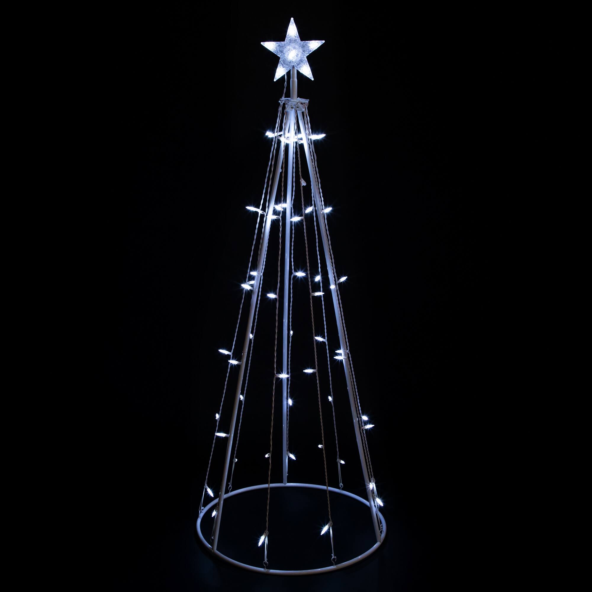 5ft. LED Lighted Cone Tree Christmas Decoration